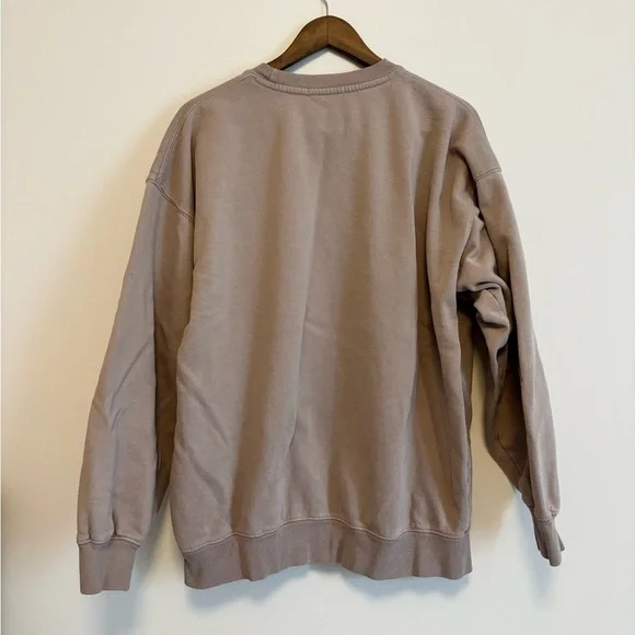 Brandy Melville Oversized Erica Taupe Sweater - Picture 4 of 4